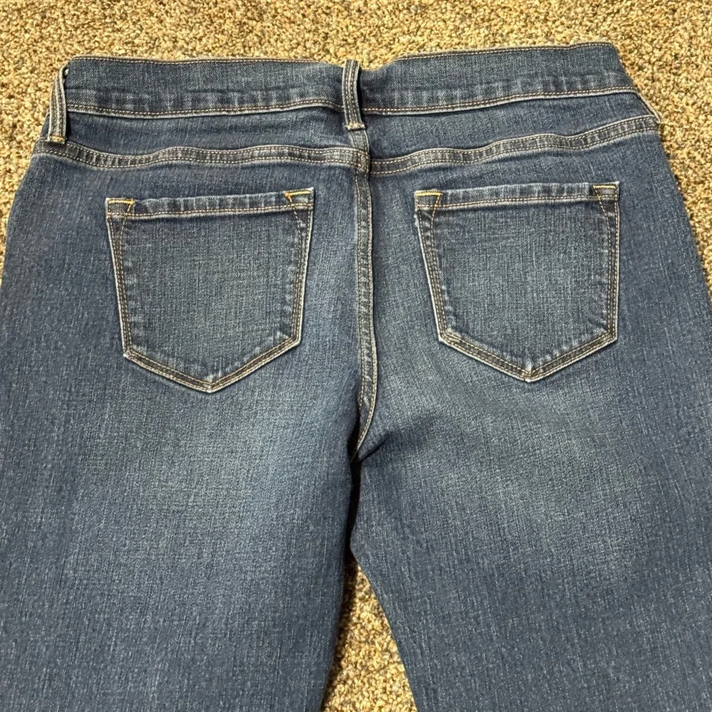 Old Navy Original Mid Rise Classic Blue Women's Stretch Boot Cut Jeans Size 4P - Picture 6 of 10